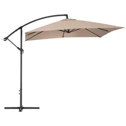 Garden umbrella - Cream - Square - 250 x 250 cm - Tiltable
