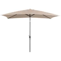 Grand parasol - Crème - Rectangulaire - 200 x 300 cm - Inclinable