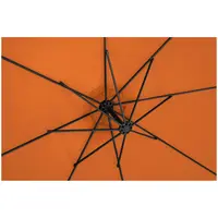 Sombrilla colgante- naranja - redonda - Ø 300 cm - inclinable