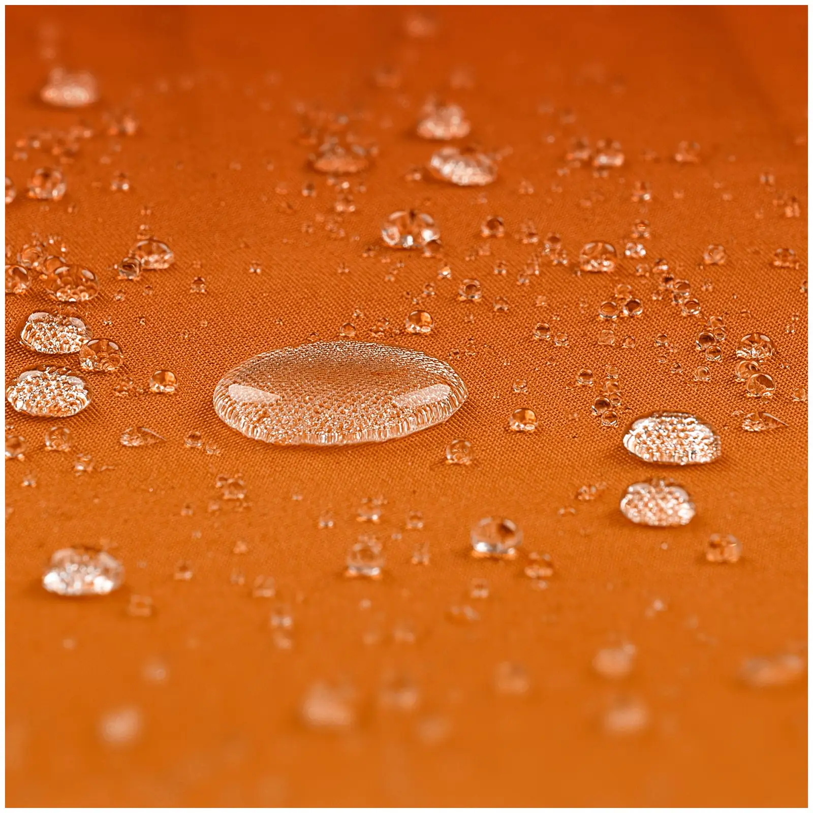 Boční slunečník - oranžový - kulatý - Ø 300 cm - naklápěcí