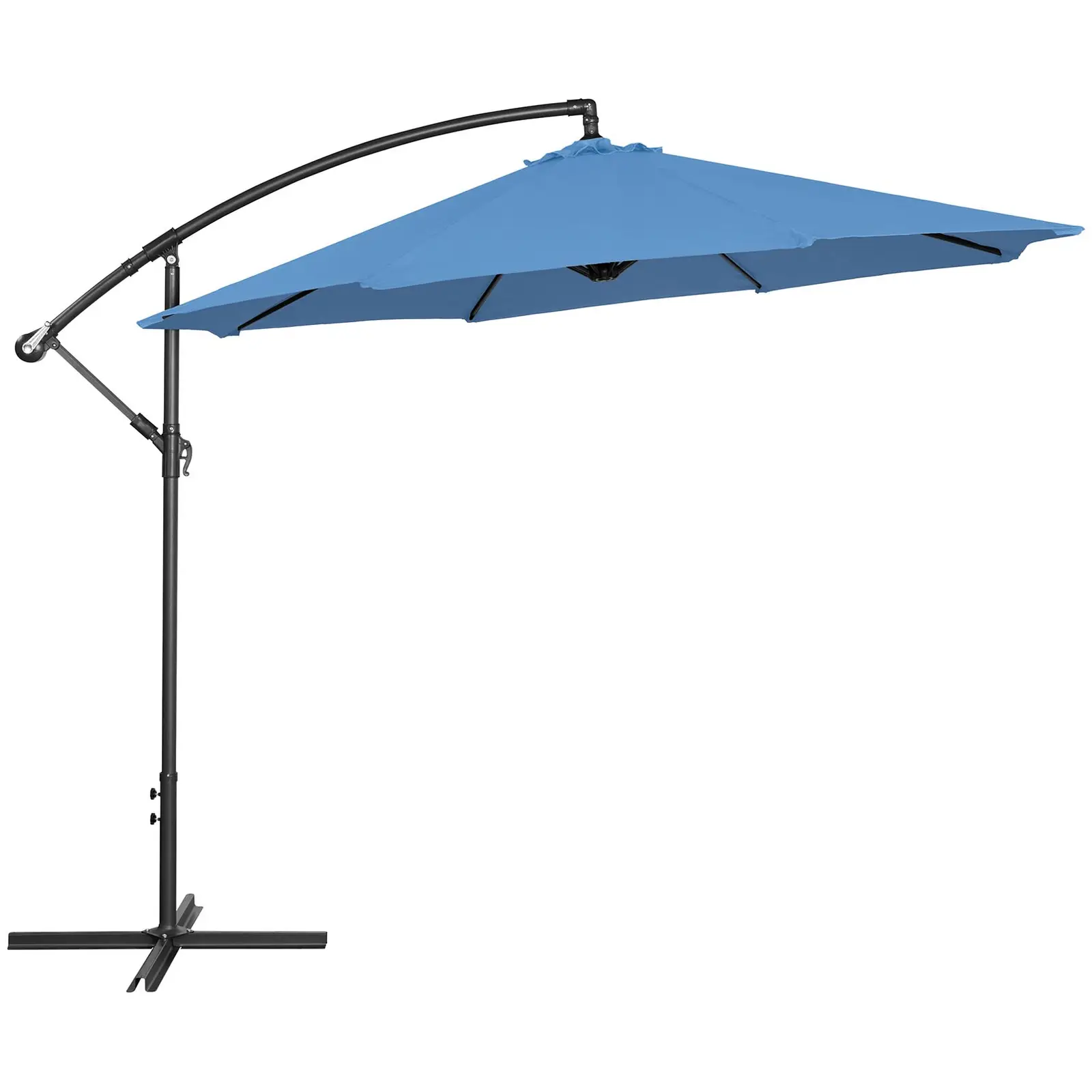Lámpa formájú napernyő - Kék - kerek - Ø 300 cm - dönthető
