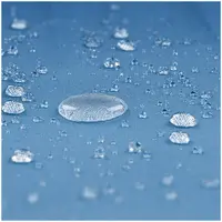 Parasol déporté - Bleu - Rond - Ø 300 cm - Inclinable