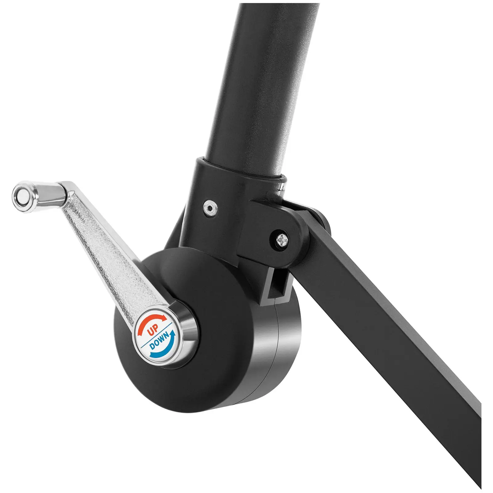 Parasol déporté - Vert - Rond - Ø 300 cm - Inclinable (Matériau(x): Polyester)