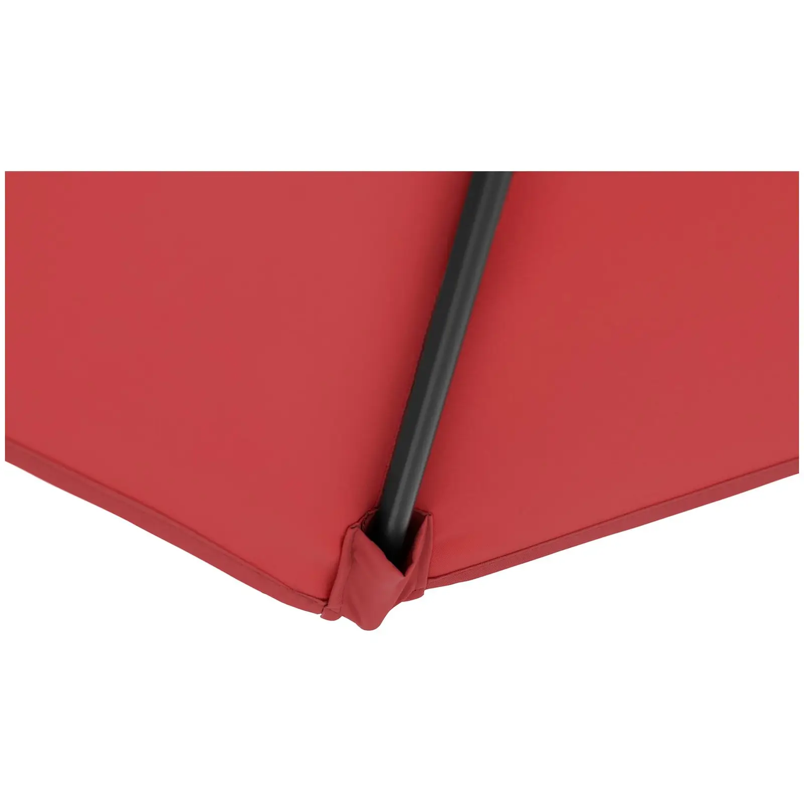 Boční slunečník - vínový - kulatý - Ø 300 cm - naklápěcí (UPF: 50+)