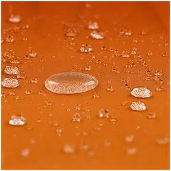 Parasol - orange - sekskantet - 300 cm i diameter