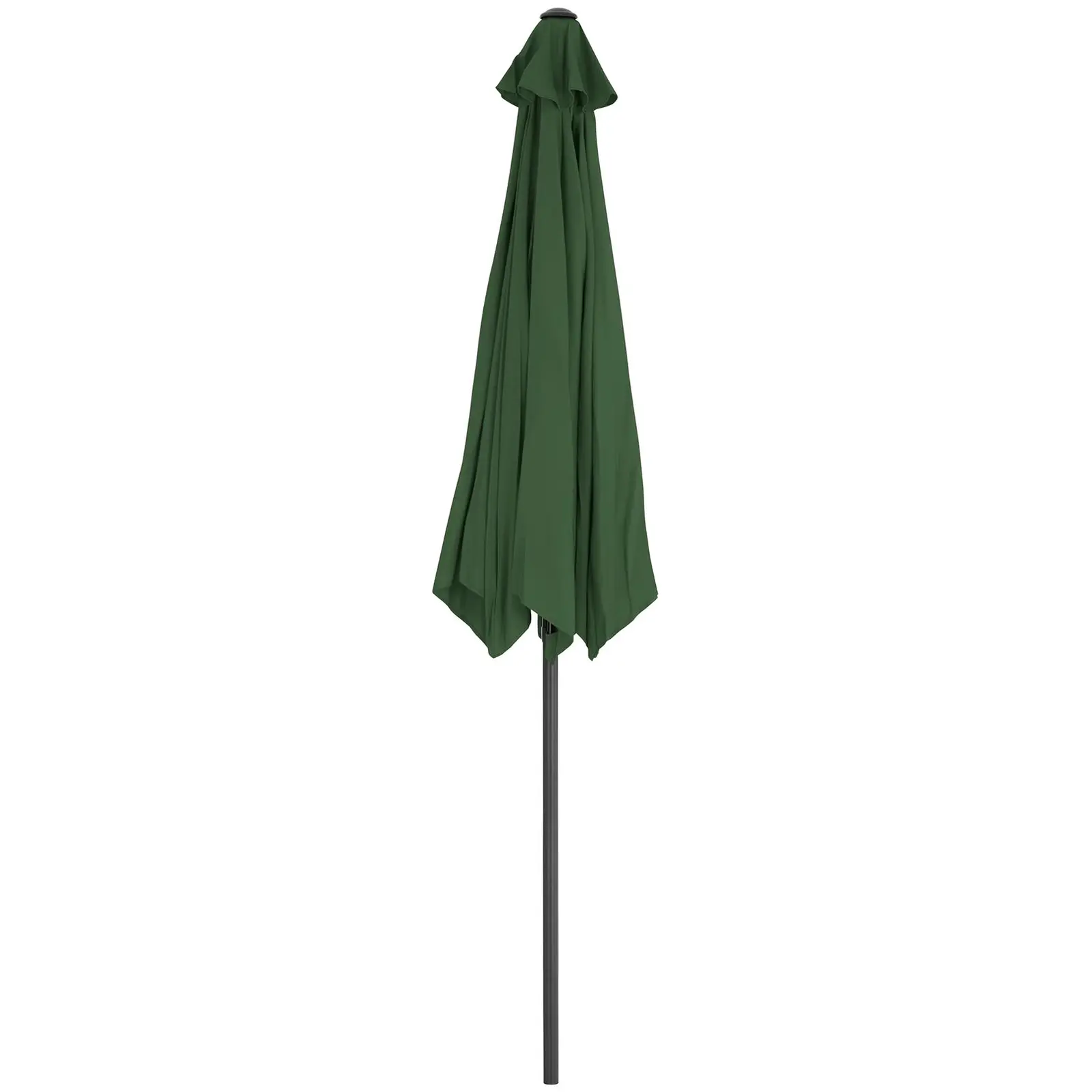Velký slunečník - zelený - šestihranný - Ø 300 cm - s náklonem (Materiál: Hliník)