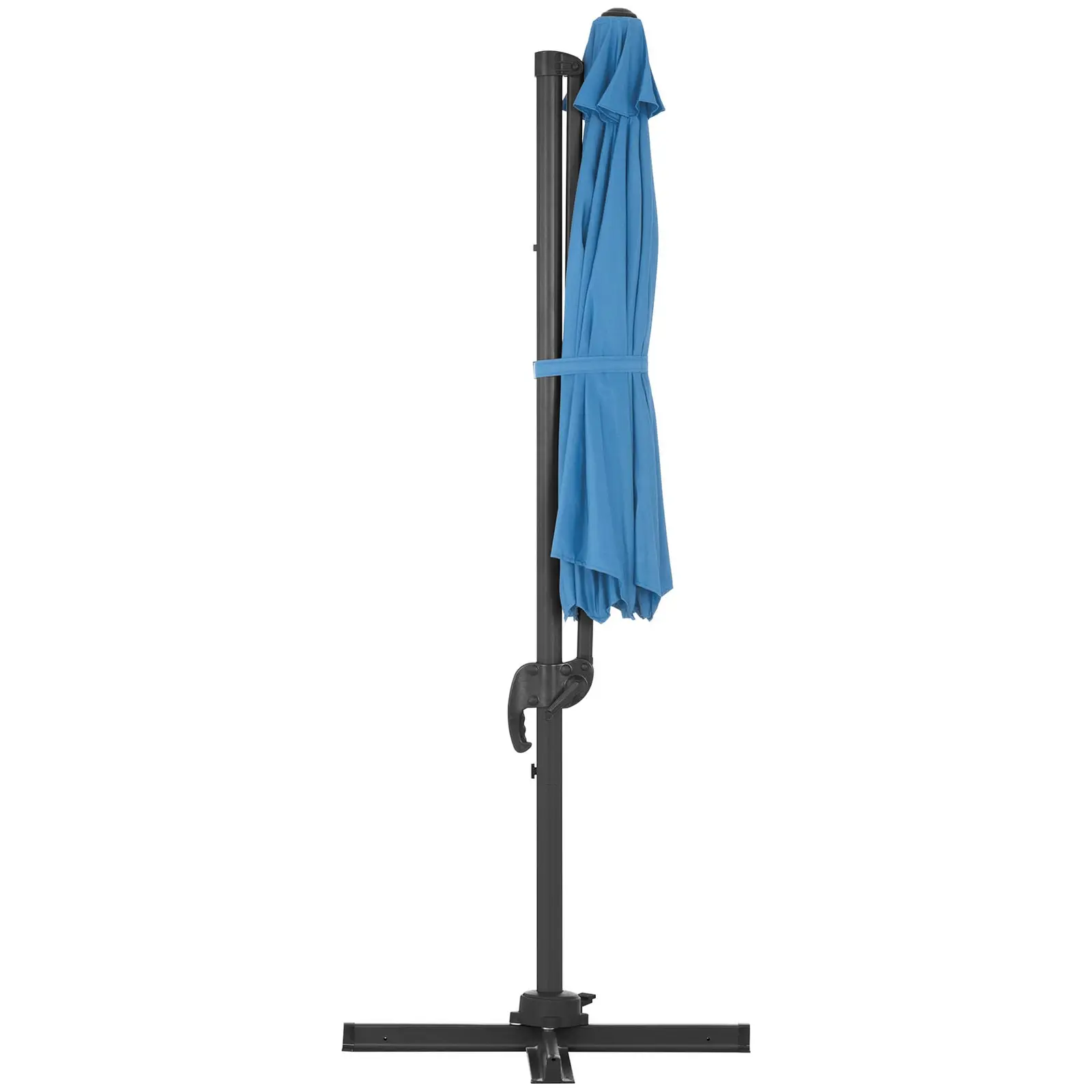 Lámpa formájú napernyő - Kék - kerek - Ø 300 cm - dönthető és forgatható
