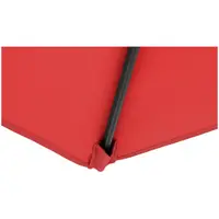 Ombrellone palo centrale grande - Rosso - Esagonale - Ø 300 cm - Inclinabile