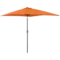 Didelis lauko skėtis – oranžinis – stačiakampis – 200 x 300 cm – pakreipiamas