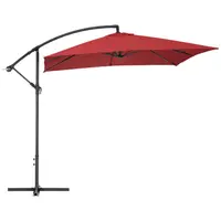 Garden umbrella - Claret - square - 250 x 250 cm - inclinable