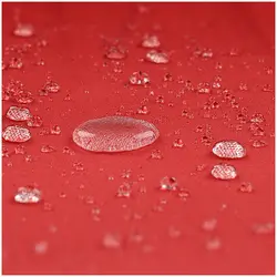 Ομπρέλα κήπου - κόκκινη - στρογγυλή - Ø 300 cm - ανακλινόμενη