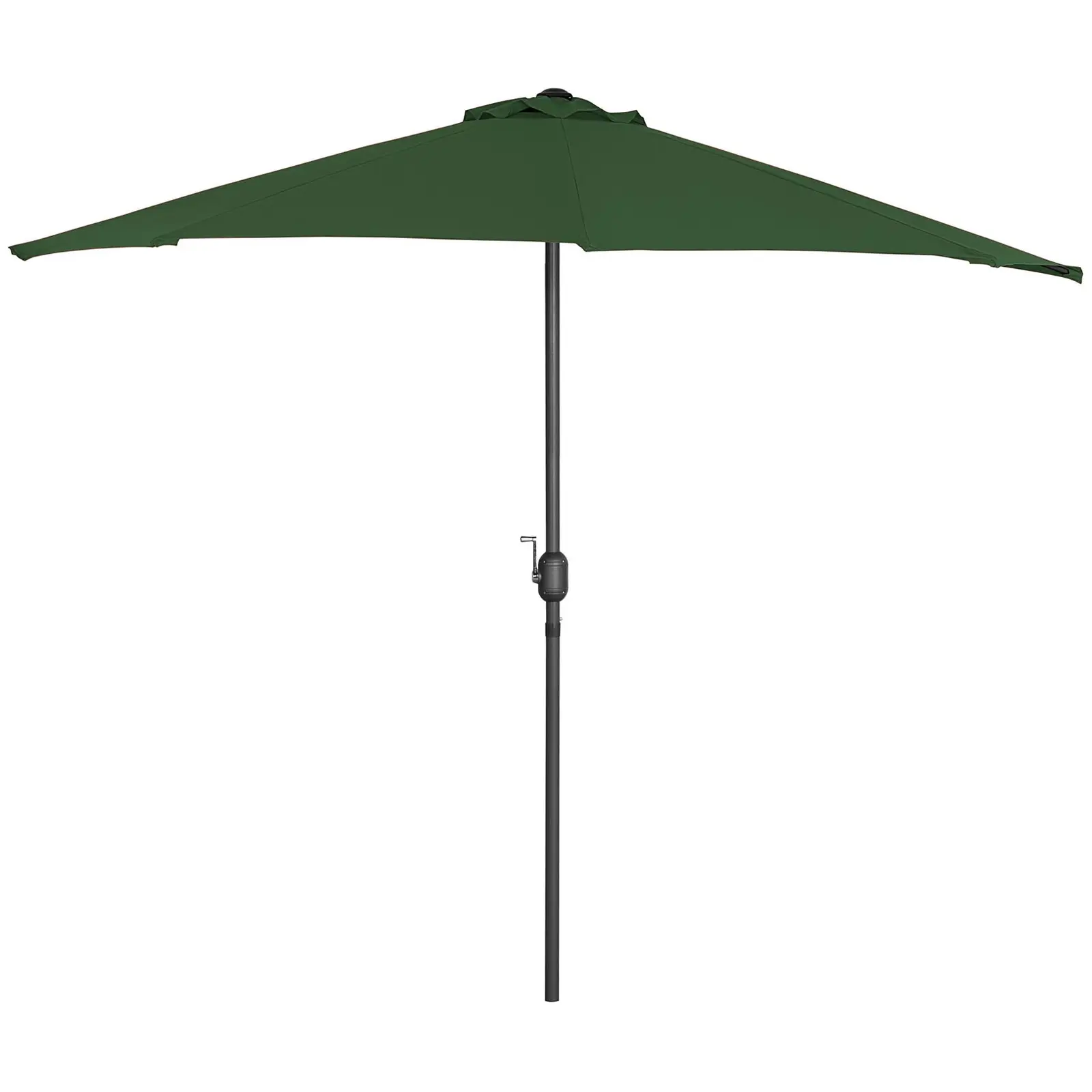 Demi parasol - Vert - Pentagonal - 270 x 135 cm