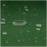 Halv paraply - grønn - femkantet - 270 x 135 cm