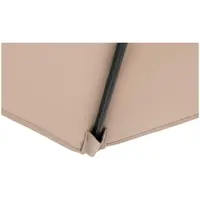 Sombrilla grande - color crema - rectangular - 200 x 300 cm