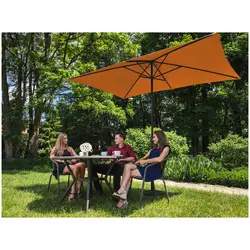 Large Outdoor Umbrella - orange - rectangular - 200 x 300 cm