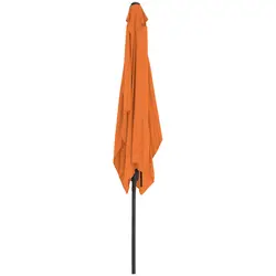 Ombrellone palo centrale grande - Arancione - Rettangolare - 200 x 300 cm