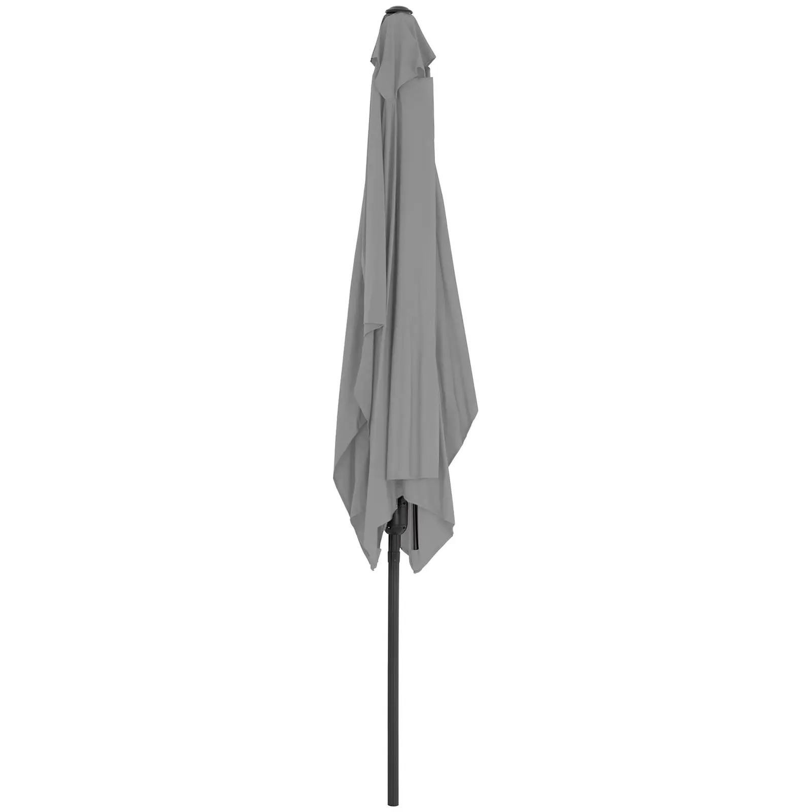 Parasol - mørkegrå - rektangulær - 200 x 300 cm (Farve: mørkegrå)