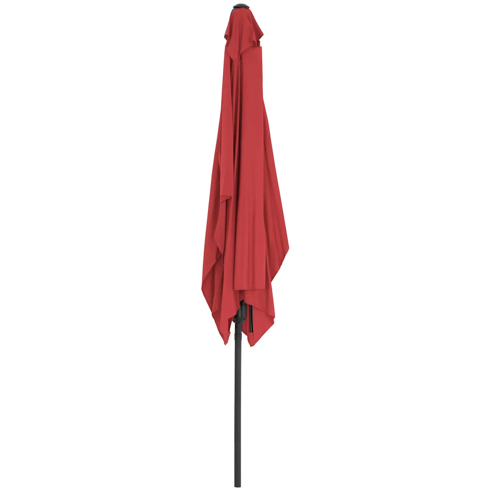 Outlet Parasol ogrodowy - bordowy - prostokątny - 200 x 300 cm - uchylny