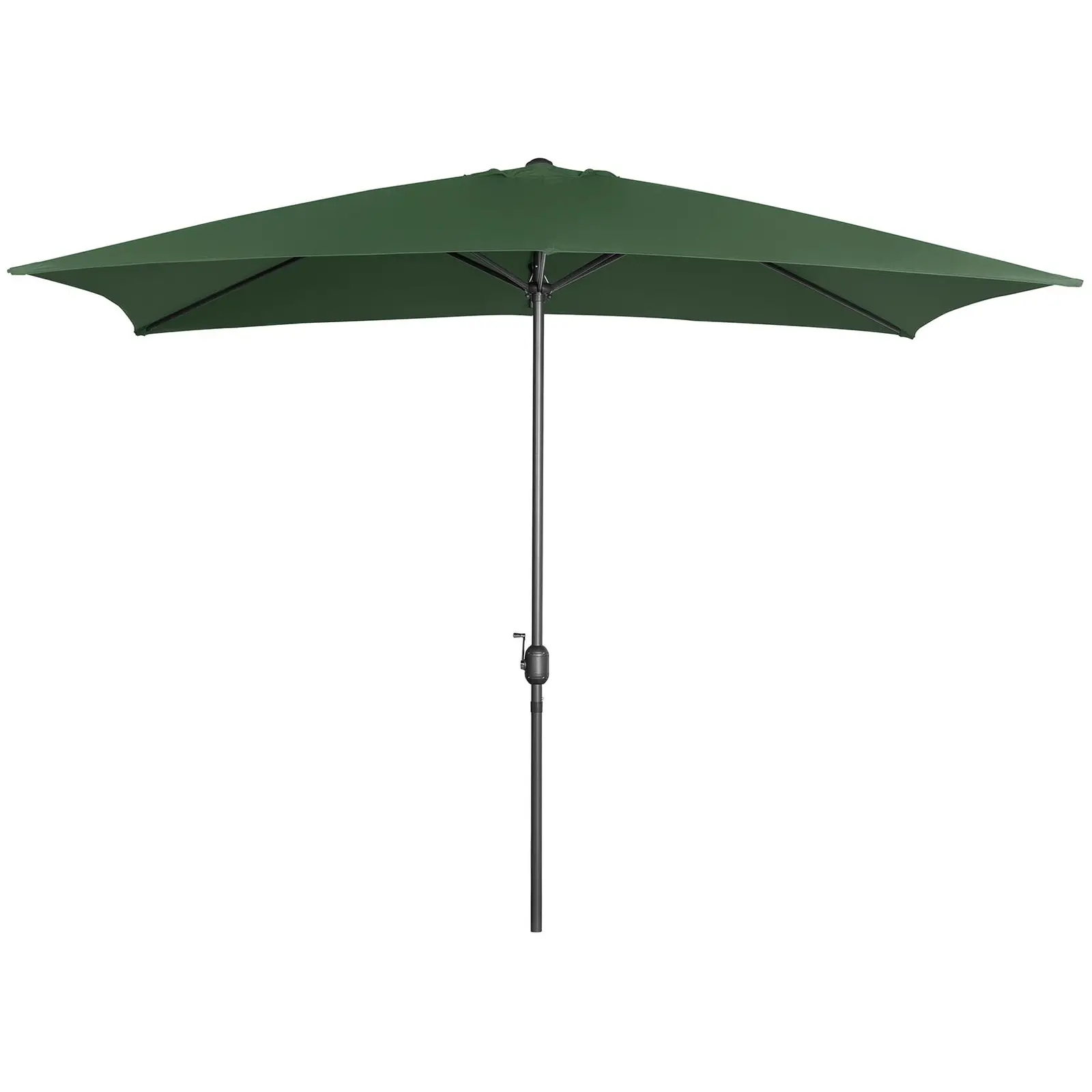 Outlet Parasol ogrodowy - zielony - prostokątny - 200 x 300 cm