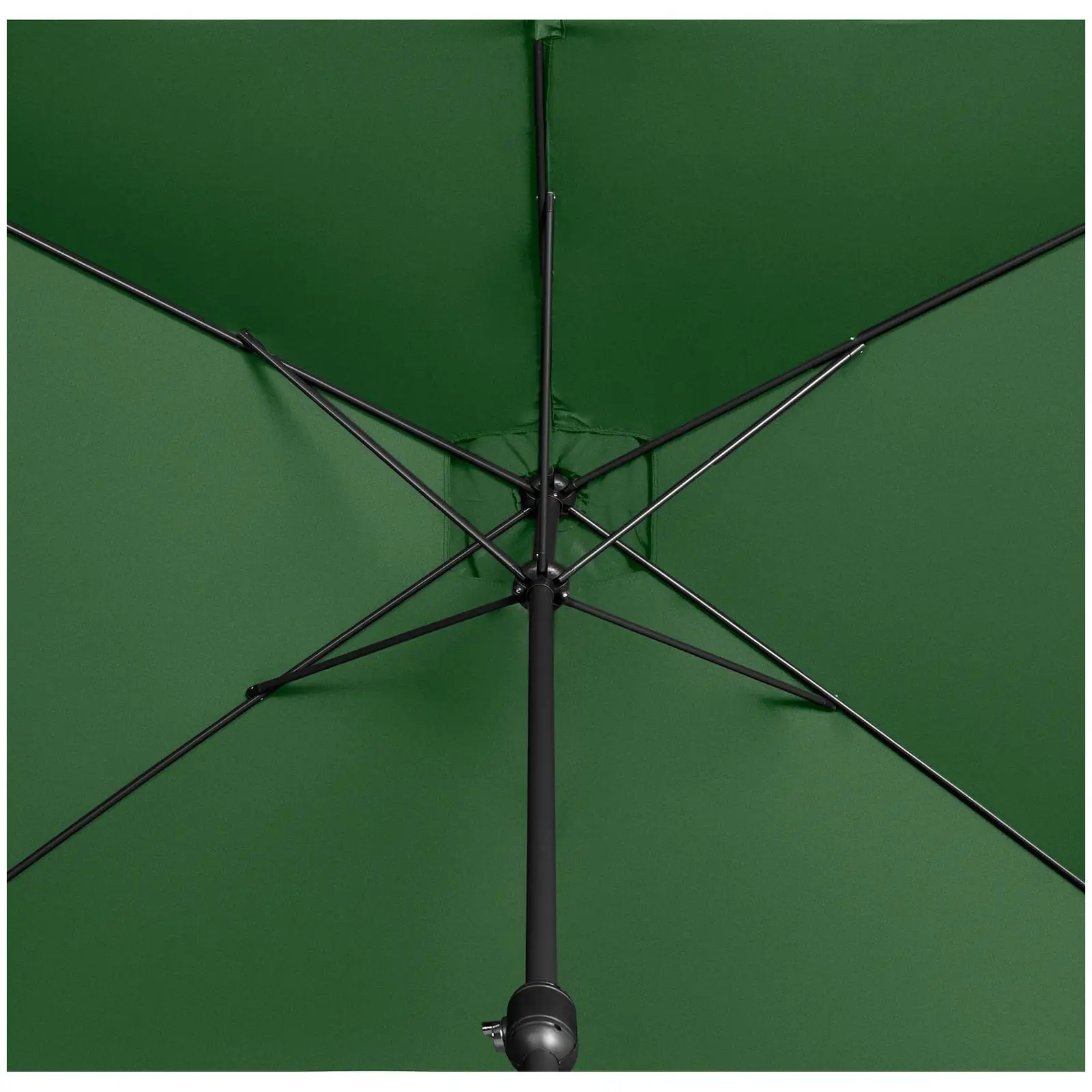 Outlet Parasol ogrodowy - zielony - prostokątny - 200 x 300 cm