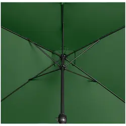 Seconda Mano Ombrellone palo centrale grande - Verde - Rettangolare - 200 x 300 cm