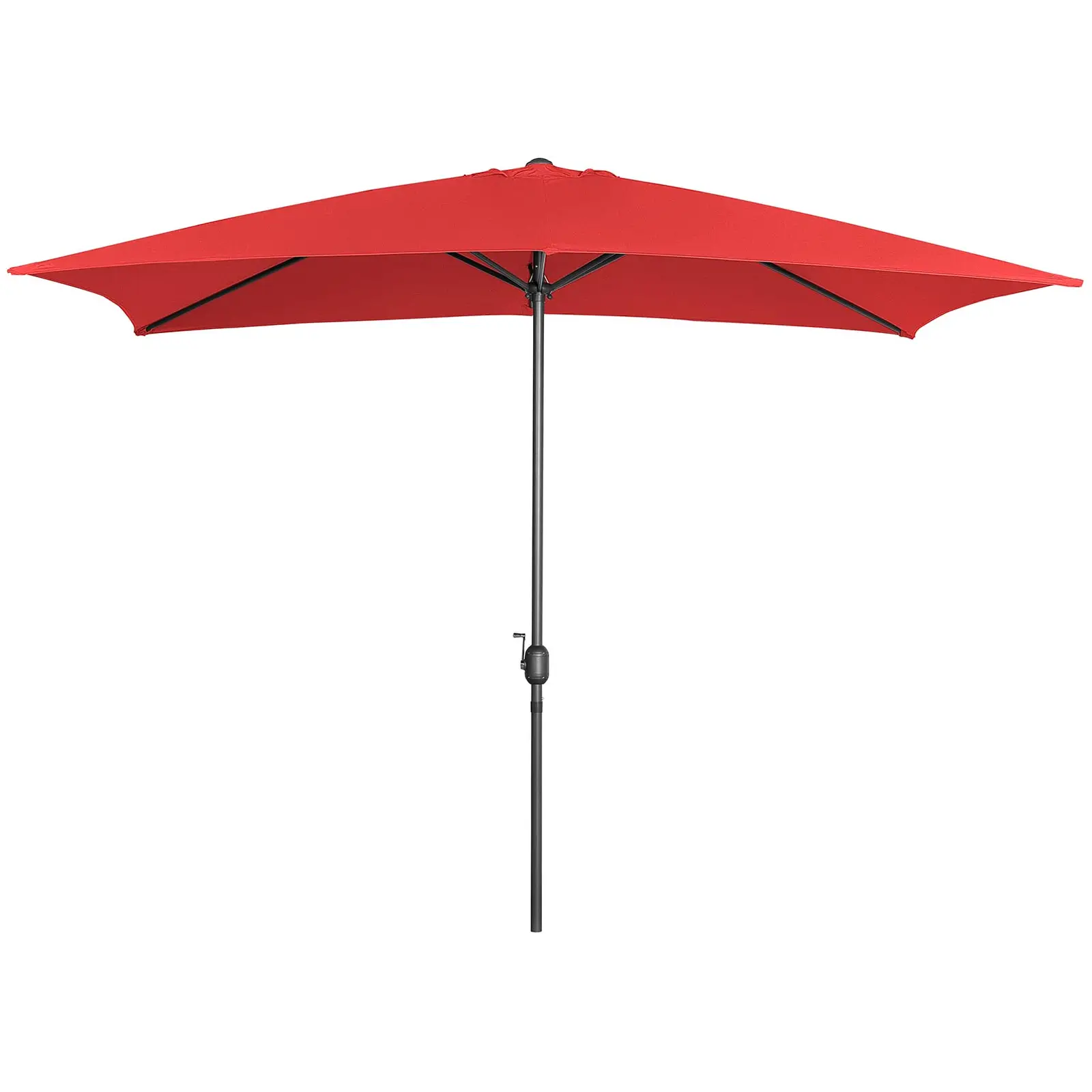 Factory second Large Outdoor Umbrella - red - rectangular - 200 x 300 cm