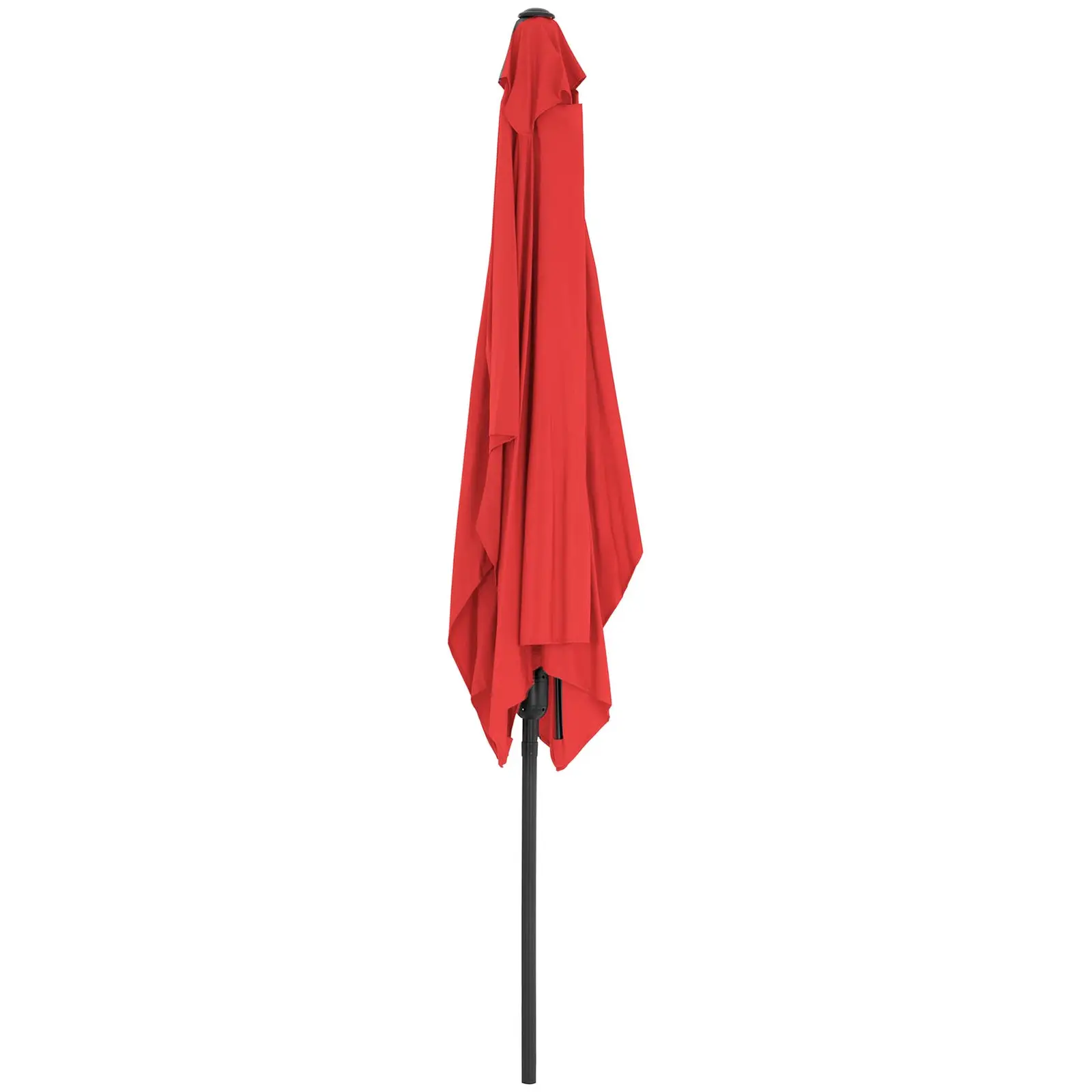 Outlet Parasol ogrodowy - czerwony - prostokątny - 200 x 300 cm
