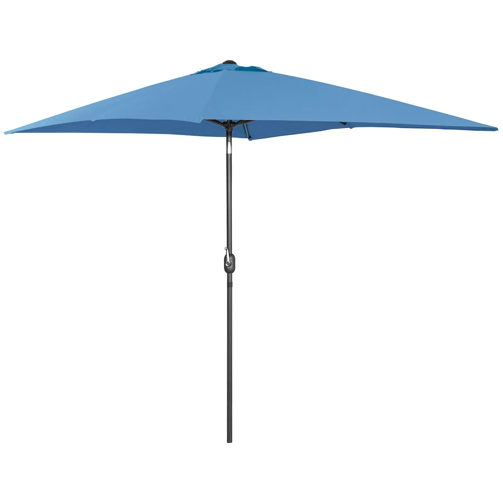 Outlet Parasol ogrodowy - niebieski - prostokątny - 200 x 300 cm - uchylny