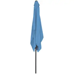 Ocasión Sombrilla grande - azul - rectangular - 200 x 300 cm - inclinable