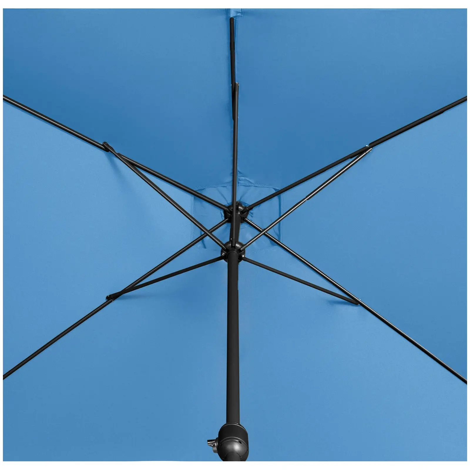Velik zunanji dežnik - moder - pravokoten - 200 x 300 cm