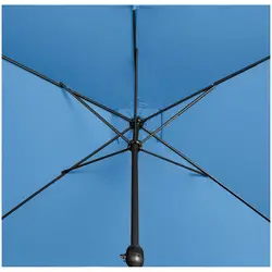 Ombrellone palo centrale grande - Blu - Rettangolare - 200 x 300 cm