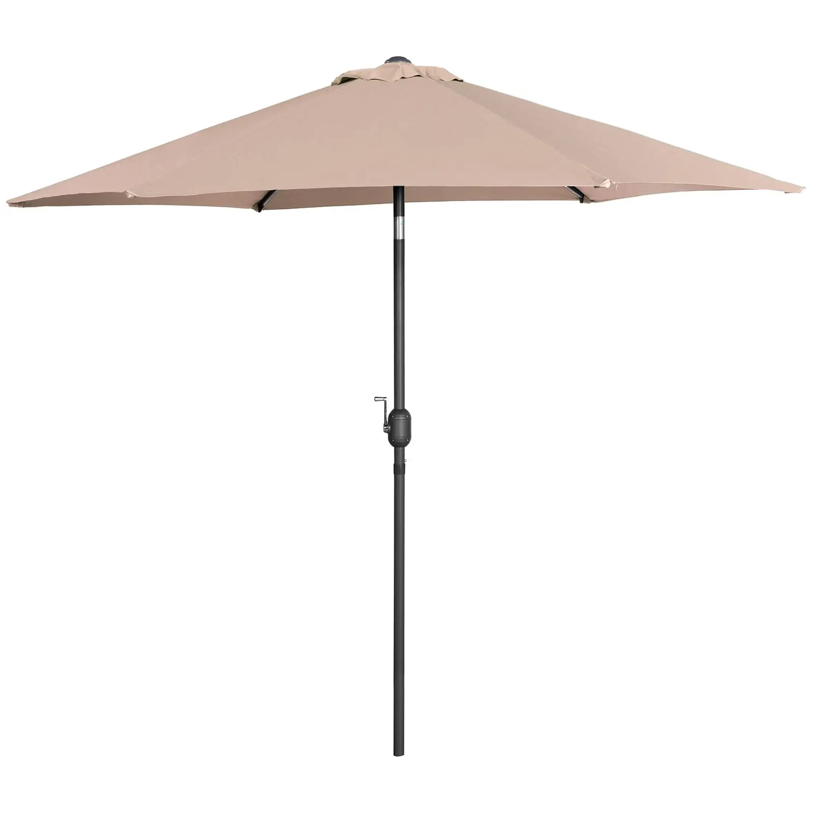 Parasol ogrodowy - kremowy - sześciokątny - Ø270 cm - uchylny