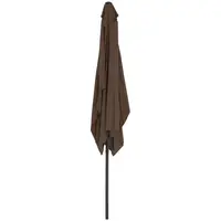 Parasol groot - bruin - rechthoekig - 200 x 300 cm - kantelbaar