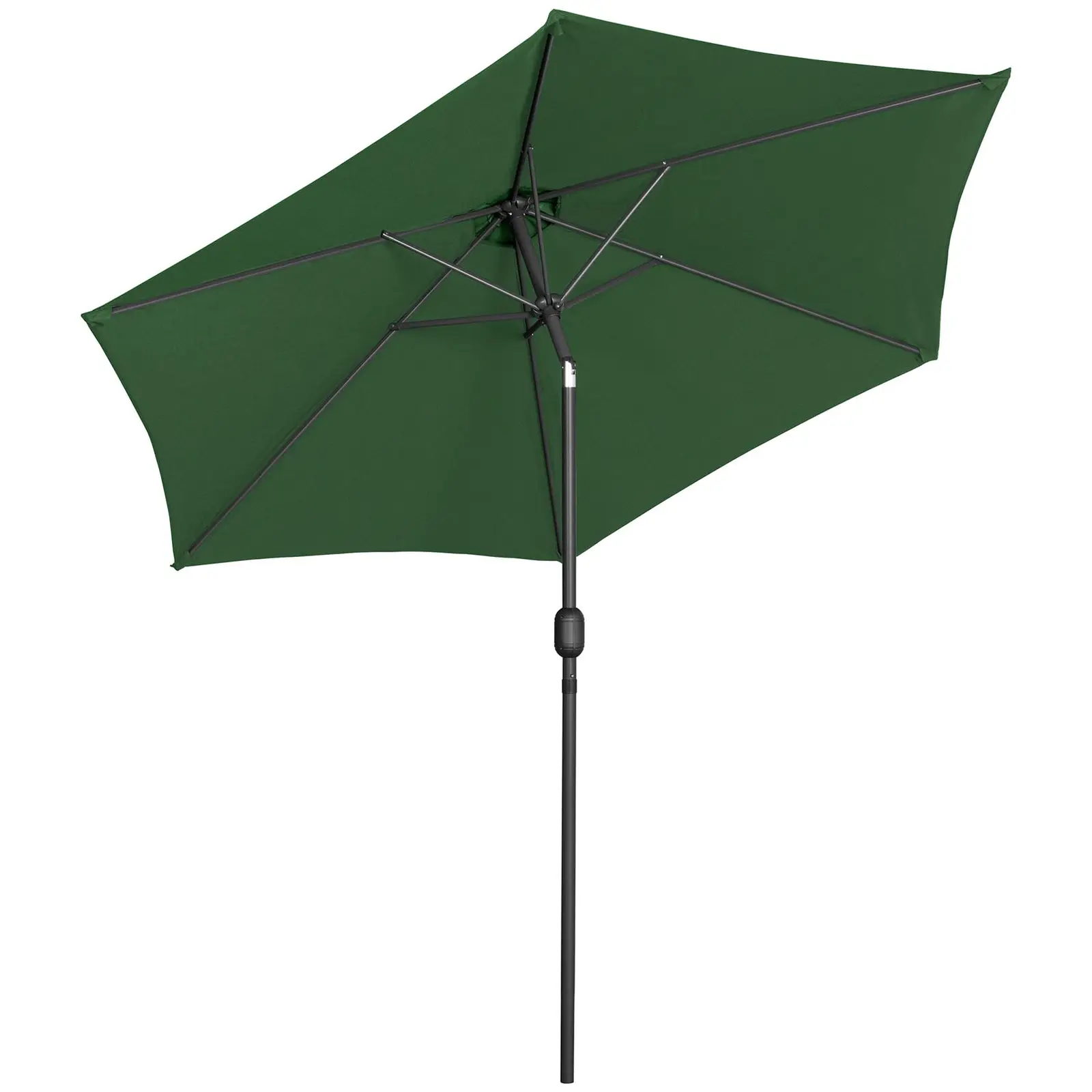 Factory second Large Outdoor Umbrella - green - hexagonal - Ø 300 cm - tiltable
