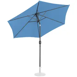 Parasol - Blue - sekskantet - 270 cm i diameter