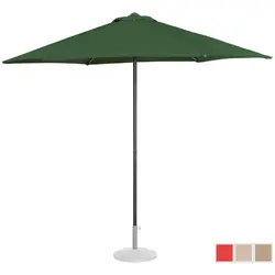 Parasol - Green - sekskantet - 270 cm i diameter