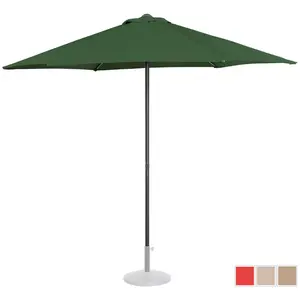 Parasol groot - groen - zeshoekig - Ø 270 cm