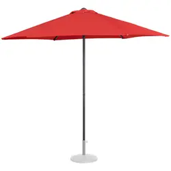 Grand parasol - Rouge - Hexagonal - Ø 270 cm