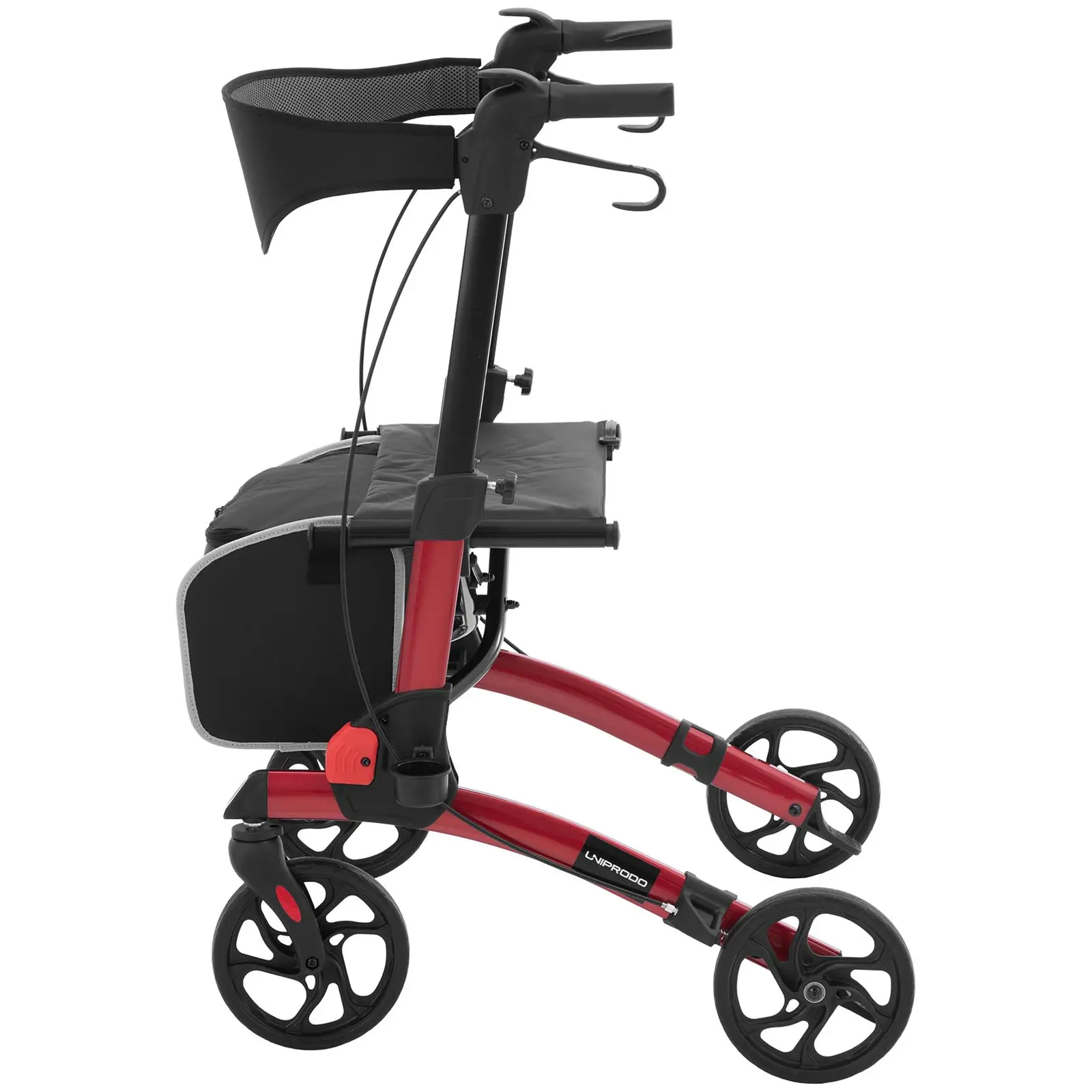 Andador - rojo intenso - 136 kg - 880 - 980 mm (Capacidad de carga - capacidad máx.: 136 kg)