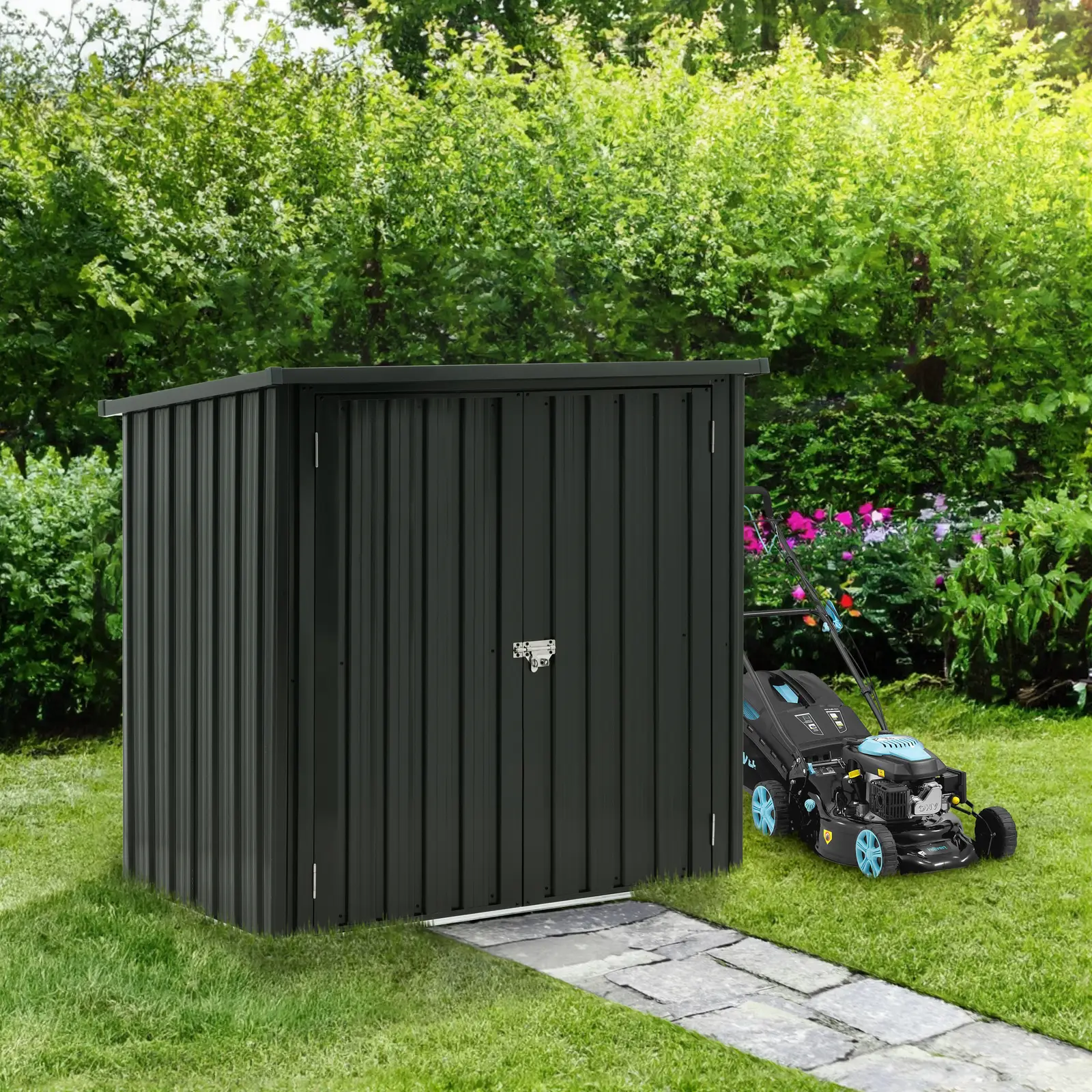 Factory second Metal Tool Shed - 145 x 86 x 135 cm