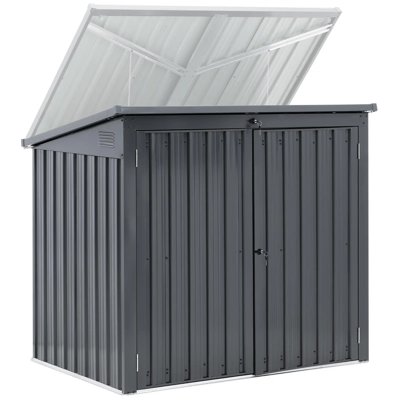 Metal Bin Box - 2 bins (240 L) - lockable