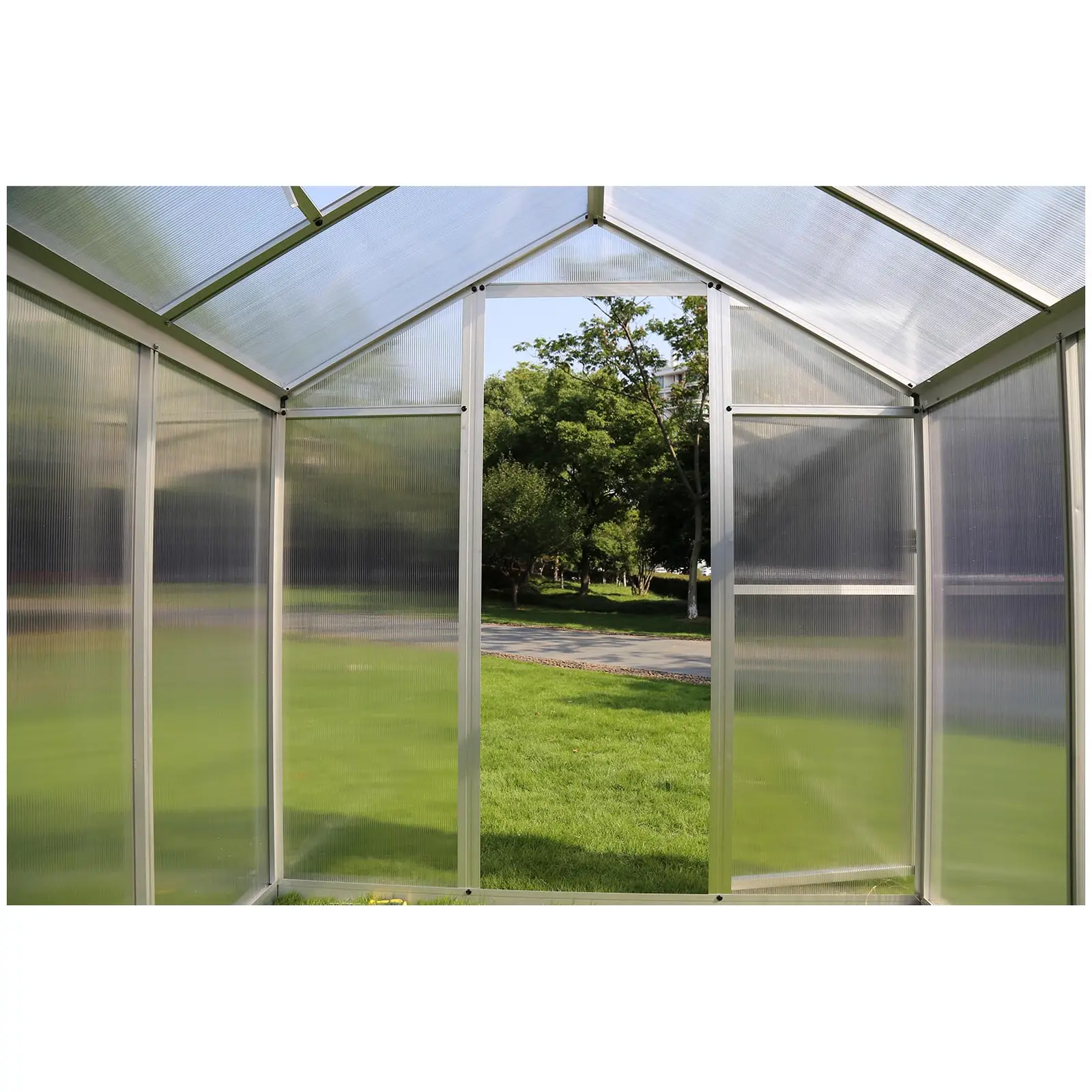 Greenhouse - 242 x 178 x 195 cm - polycarbonate + aluminium