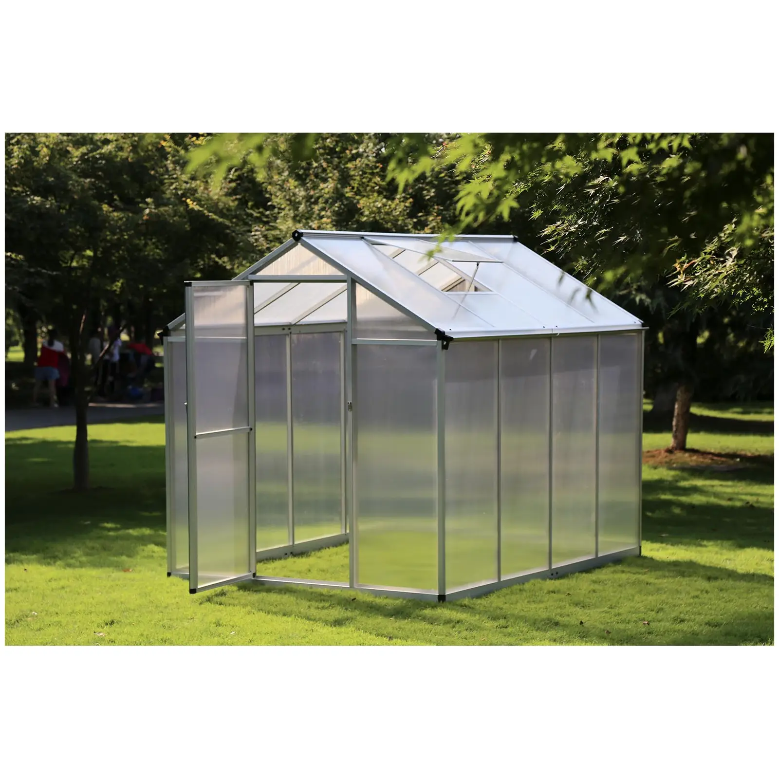 Greenhouse - 242 x 178 x 195 cm - polycarbonate + aluminium