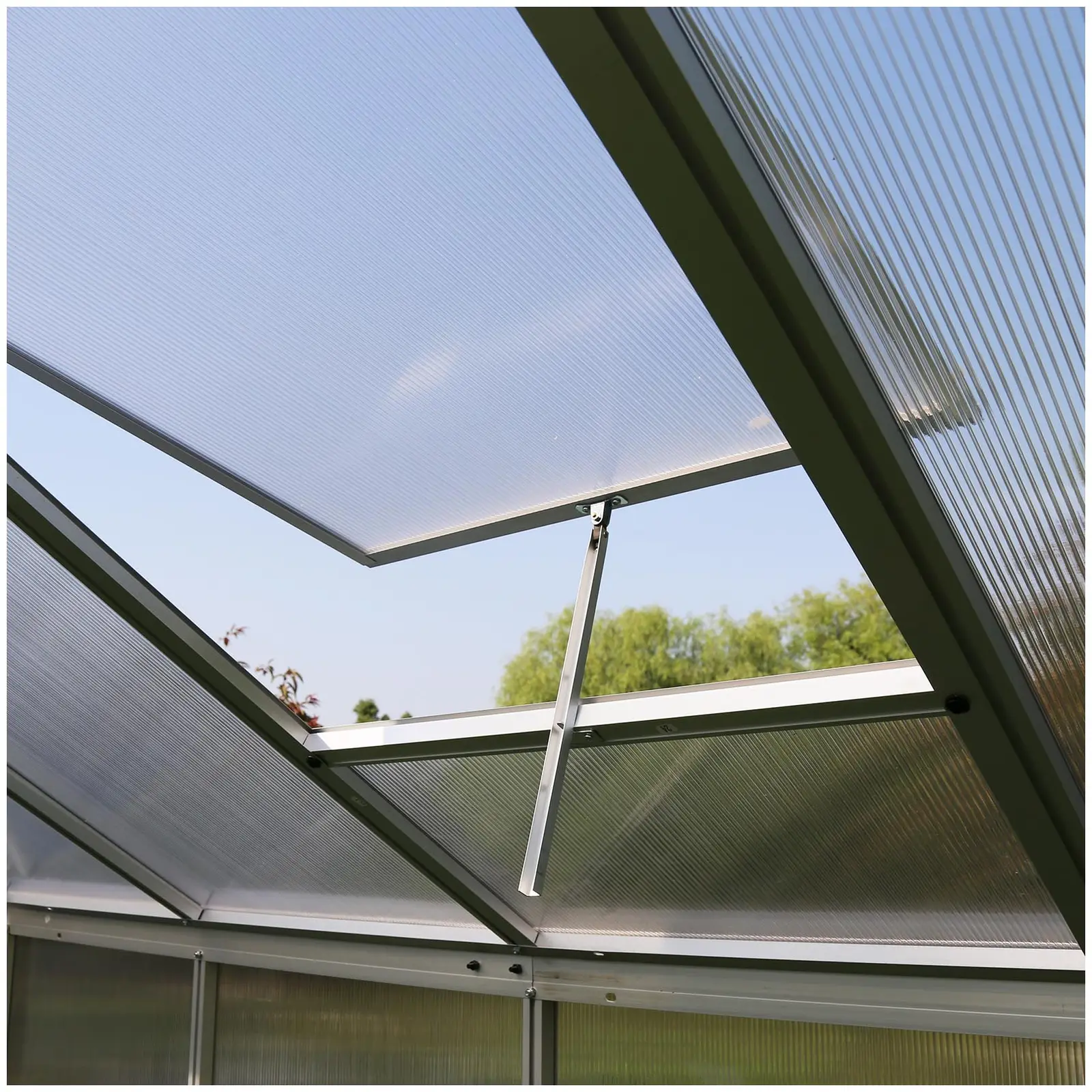 Greenhouse - 301 x 178 x 195 cm - polycarbonate + aluminium