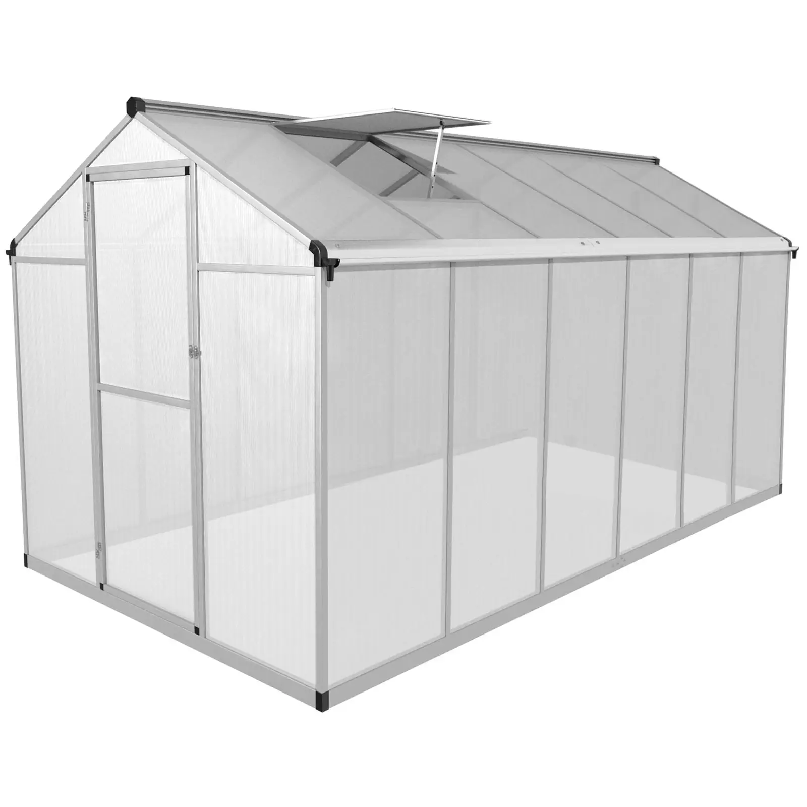 Greenhouse - 360 x 180 x 195 cm - polycarbonate + aluminium
