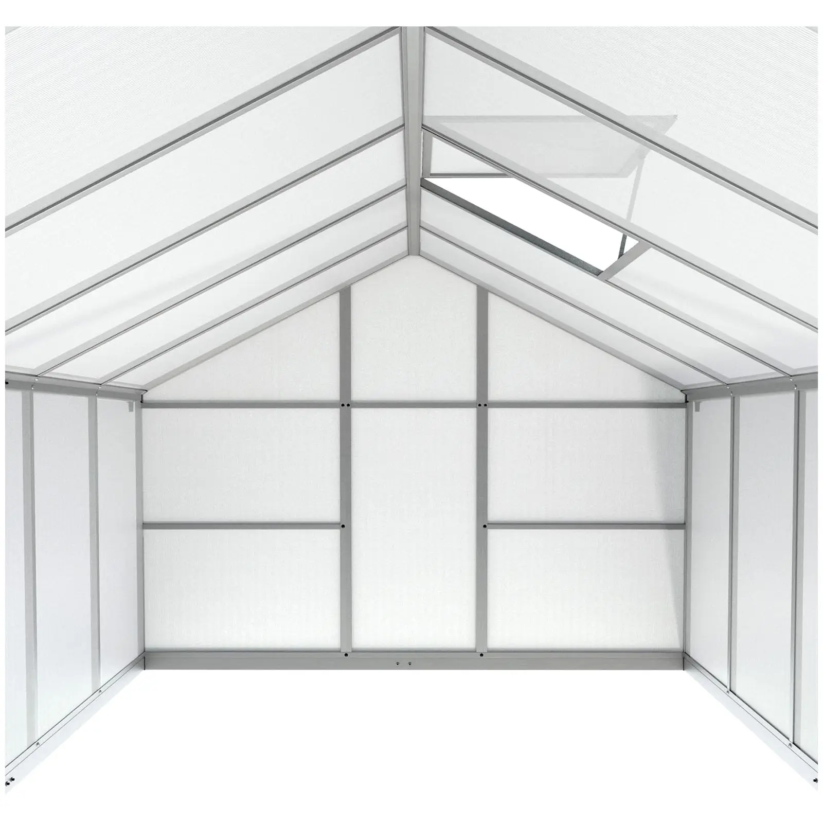 Greenhouse - 301 x 238 x 195 cm - polycarbonate + aluminium