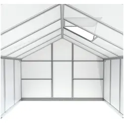 Gewächshaus - 301 x 238 x 195 cm - Polycarbonat + Aluminium