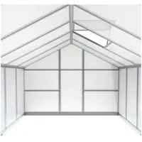 Szklarnia ogrodowa - 301 x 238 x 195 cm - poliwęglan + aluminium