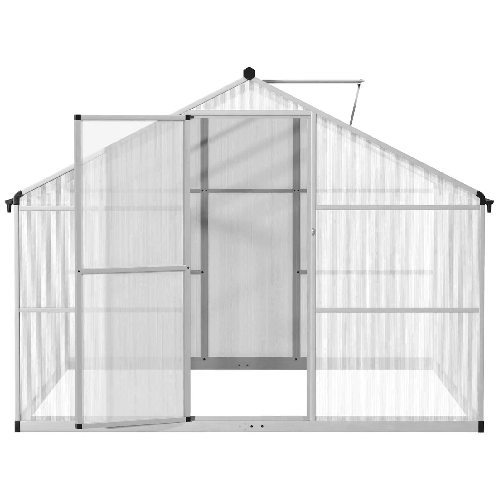 Serre de jardin - 301 x 238 x 195 cm - polycarbonate + aluminium (Couleur(s): Transparent)