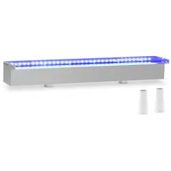 Overspenningsdusj - 60 cm - LED-belysning - Blå/hvit - {{Lip_lenght}} mm vannuttak